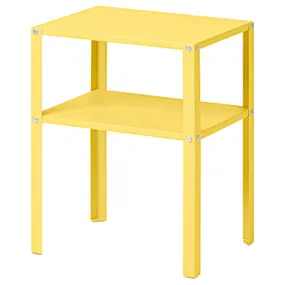 IKEA KNARREVIK КНАРРЕВІК, приліжковий столик, Яскраво-жовтий, 37x28 см 205.763.22 фото