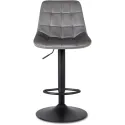 Барный стул бархатный MEBEL ELITE ARCOS 2 Velvet, серый фото thumb №6
