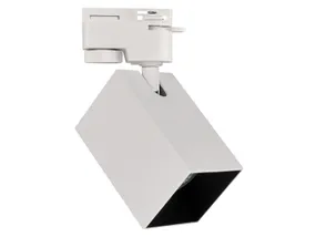 BRW Квадратний алюмінієвий точковий світильник білий 093335 фото