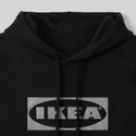 IKEA AURTIENDE, толстовка з капюшоном, чорний, L/XL 705.801.90 фото thumb №3