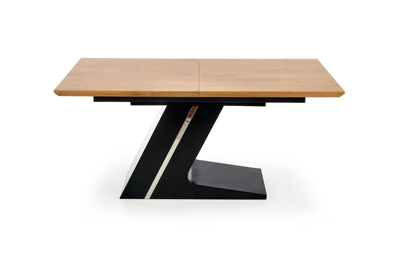 Кухонний стіл розкладний HALMAR FERGUSON 160-220x90 см, стільниця - натуральний дуб, ніжки - чорні фото №19