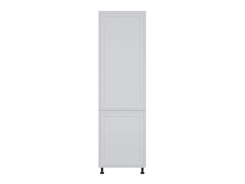 BRW Нижний кухонный шкаф Verdi высотой 60 см слева светло-серый матовый, греноловый серый/светло-серый матовый FL_D_60/207_L/L-SZG/JSZM фото №1