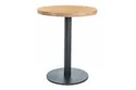 Кухонний стіл SIGNAL PURO II, ламінований дуб / чорний, 80x80 фото thumb №12