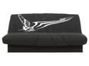 BRW Тримісний розкладний диван Fina з ящиком для зберігання чорний, Савана 14 WE-FINA-3K-G2_B85471 фото thumb №1