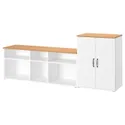 IKEA SKRUVBY СКРУВБИ, шкаф для ТВ, комбинация, белый, 226x38x90 см 594.946.03 фото thumb №1