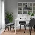 IKEA ÅKERVINDEFLY ОКЕРВІНДЕФЛАЙ, подушка на стілець, сірий, 39/35x37x5 см 405.543.62 фото thumb №3