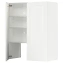 IKEA METOD МЕТОД, навесной шкаф д / вытяжки / полка / дверь, белый Энкёпинг / белая имитация дерева, 80x100 см 095.042.56 фото thumb №1
