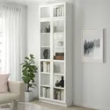 IKEA BILLY БІЛЛІ / OXBERG ОКСБЕРГ, книжкова шафа, білий, 80x30x237 см 692.177.14 фото thumb №2