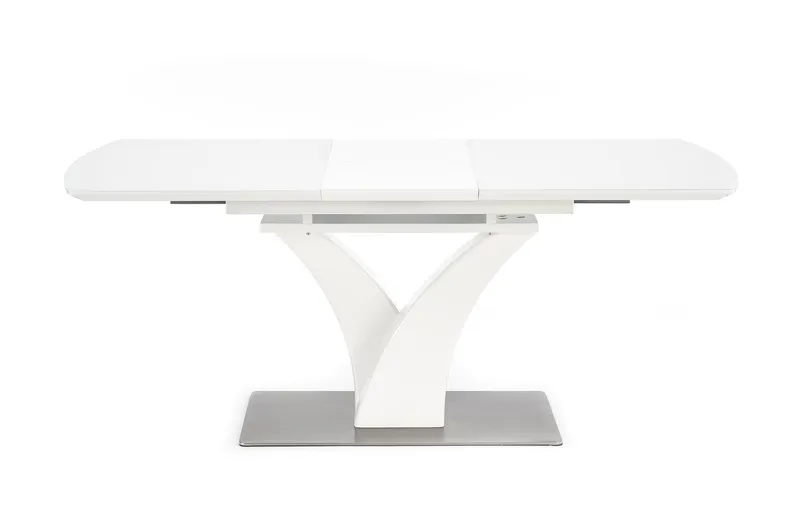 Обідній стіл розкладний HALMAR PALERMO 140-180x80 см, білий матовий фото №12