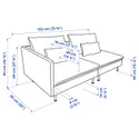 IKEA SÖDERHAMN СОДЕРХЭМН, 3-местный диван, с открытым концом/охлажденный антрацит 194.305.85 фото thumb №5