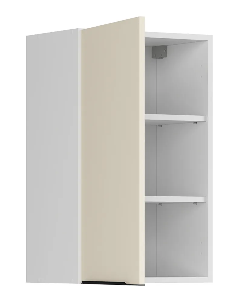 BRW Верхний кухонный шкаф Sole L6 45 см левый магнолия жемчуг, альпийский белый/жемчуг магнолии FM_G_45/72_L-BAL/MAPE фото №3