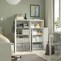 IKEA SMÅSTAD СМОСТАД / PLATSA ПЛАТСА, шафа, білий смужка / чорний / білий антрацит, 120x42x123 см 995.499.48 фото thumb №3