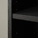 IKEA BILLY БИЛЛИ / OXBERG ОКСБЕРГ, стеллаж комбинация с дверцами, черная имитация дуб, 160x106 см 794.835.90 фото thumb №5