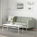 IKEA LANDSKRONA ЛАНДСКРУНА, 3-местный диван, Окрашенный в светло-зеленый цвет / дерево 392.703.26 фото thumb №2