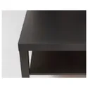 IKEA LACK ЛАКК, журнальный стол, черно-коричневый, 118x78 см 001.042.91 фото thumb №3