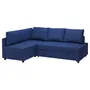 IKEA FRIHETEN ФРІХЕТЕН / KLAGSHAMN КЛАГСХАМН, кутов диван-ліжко із відд д / зберіг, СКІФТЕБУ синій 494.443.26 фото