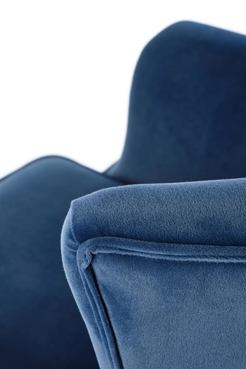 Кресло мягкое HALMAR TITAN темно-синее фото №6