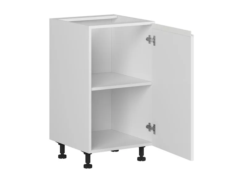 BRW Базовый шкаф для кухни Sole 45 см правый белый глянец, альпийский белый/глянцевый белый FH_D_45/82_P-BAL/BIP фото №3