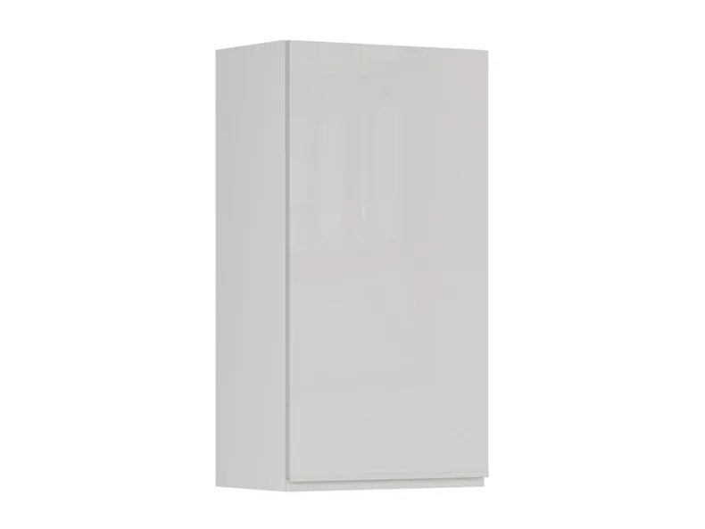 BRW Кухонна шафа 50 см правая світло-сіра глянцева, альпійський білий/світло-сірий глянець FH_G_50/95_P-BAL/XRAL7047 фото №2