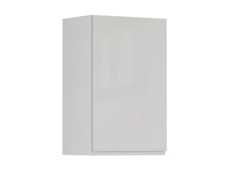 BRW Верхний кухонный шкаф 45 см слева светло-серый глянец, альпийский белый/светло-серый глянец FH_G_45/72_L-BAL/XRAL7047 фото №2