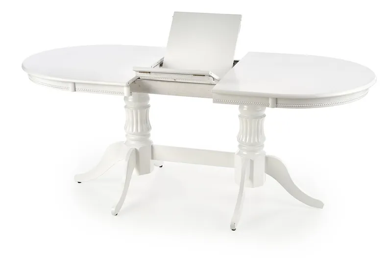 Обідній стіл розкладний HALMAR JOSEPH 150-190x90 см білий фото №12