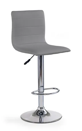 Барный стул HALMAR H21, экокожа: серый фото