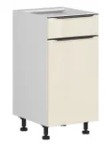 BRW Кухонный шкаф Sole L6 40 см левосторонний с выдвижным ящиком магнолия жемчуг, альпийский белый/жемчуг магнолии FM_D1S_40/82_L/SMB-BAL/MAPE фото thumb №2