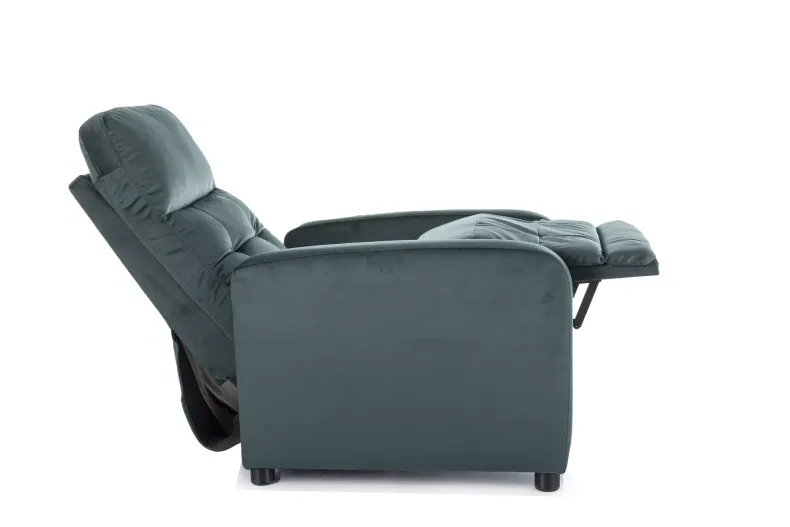 Розкладне крісло оксамитове SIGNAL OTUS Velvet, Bluvel 78 - зелений фото №2