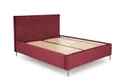 Узголів'я ліжка HALMAR MODULO W2 160 см бордового кольору. Моноліт 59 фото thumb №2