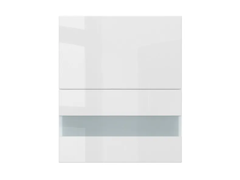 Кухонна шафа BRW Top Line 60 см з поворотним дисплеєм білий глянцевий, альпійський білий/глянцевий білий TV_G2O_60/72_OV/O-BAL/BIP фото №1