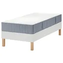 IKEA LYNGÖR ЛЮНГЕР, диван-ліжко, Valevåg середня твердість / легка блакитно-біла, 90x200 см 295.523.88 фото thumb №1