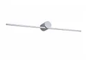 BRW Сучасний світлодіодний металевий настінний світильник для ванної сріблястий 084510 фото thumb №1