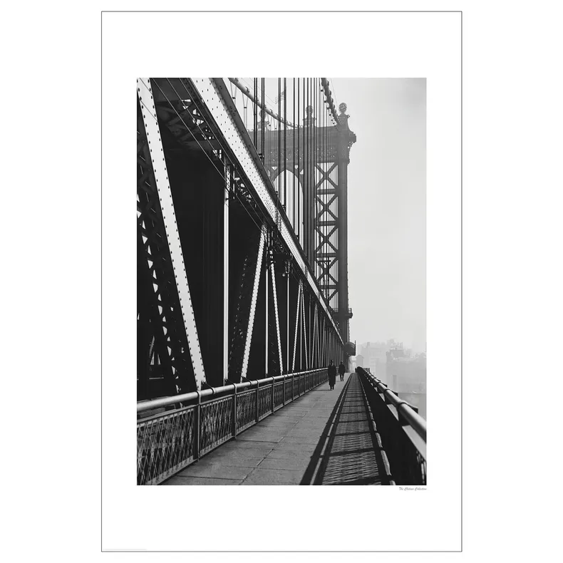 IKEA BILD БИЛЬД, постер, Бруклинский мост винтаж, 61x91 см 404.418.41 фото №1