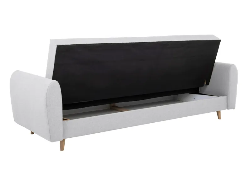 BRW Тримісний розкладний диван Tova з ящиком для зберігання сірий, Кашемір 17 WE-TOVA-3K-G2_BBA411 фото №3