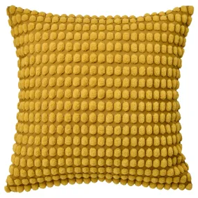 IKEA SVARTPOPPEL СВАРТПОППЕЛЬ, чехол на подушку, желтый, 50x50 см 305.430.10 фото