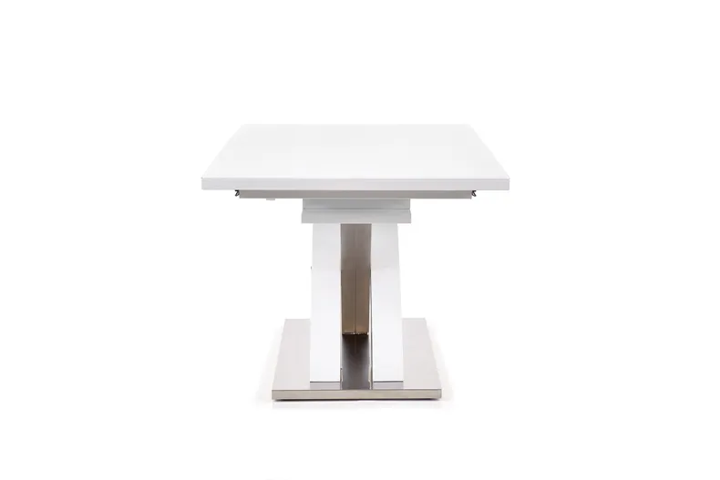 Розкладний кухонний стіл HALMAR SANDOR 2 160-220x90 см білий фото №5