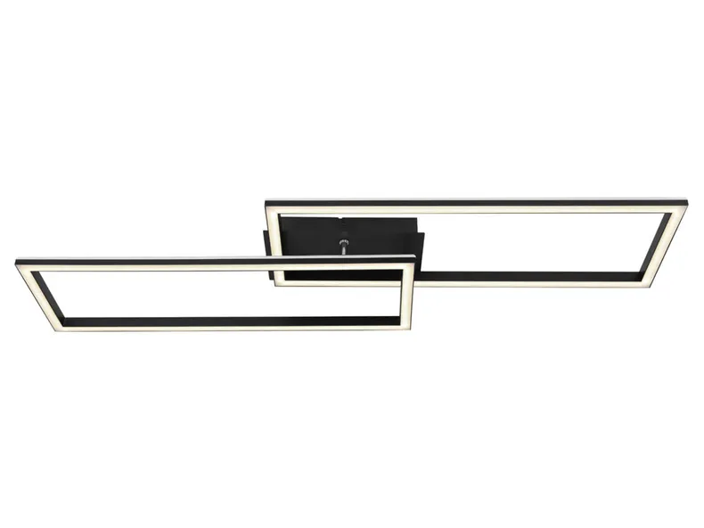 BRW Стельовий світильник Jepp LED 2-точковий металевий чорний 091507 фото №3