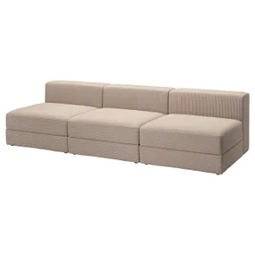 IKEA JÄTTEBO ЭТТЕБО, 4,5-местный модульный диван, Самсала серо-бежевый 694.850.85 фото