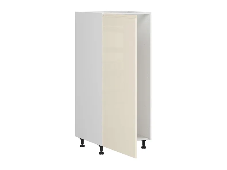Шафа кухонна для вбудованого холодильника BRW Sole 60 см ліва магнолія глянець, альпійський білий/магнолія глянець FH_DL_60/143_L-BAL/XRAL0909005 фото №3