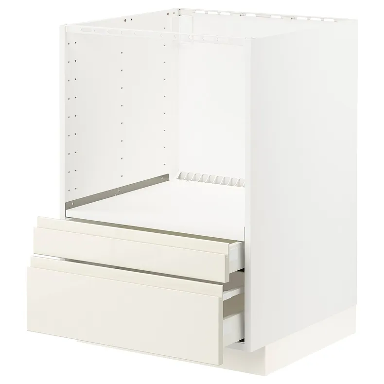 IKEA METOD МЕТОД / MAXIMERA МАКСІМЕРА, шафа для комб мікрохв печі / шухляди 591.433.56 фото №1