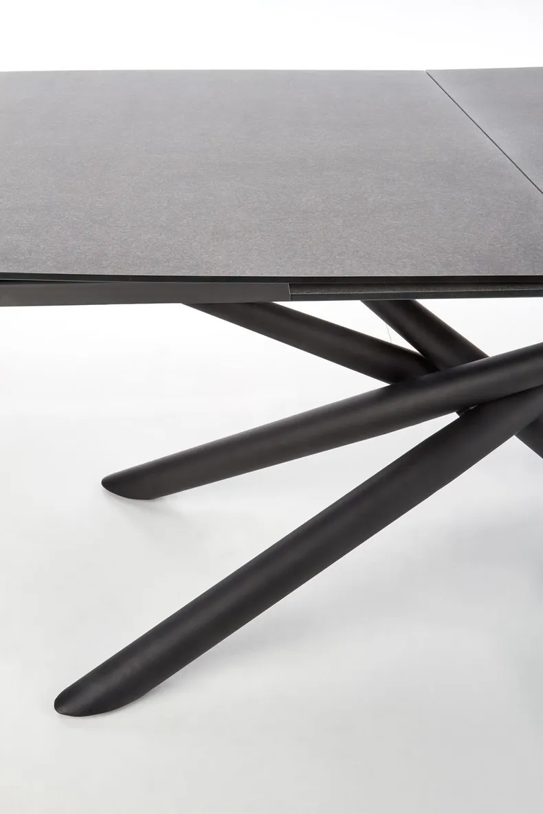 Кухонний стіл розкладний HALMAR CAPELLO 180-240x95 см чорний, сірий фото №19