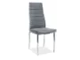 Кухонный стул SIGNAL H-261 Velvet, Bluvel 14 - серый фото