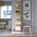 IKEA LACK ЛАКК, полочный модуль, навесной, белый крашеный дуб, 30x190 см 604.305.92 фото thumb №2