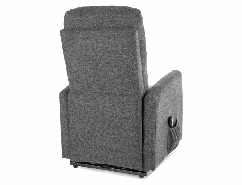 Крісло розкладне з відкидною спинкою SIGNAL LETO Brego, тканина: темно-сірий фото №3