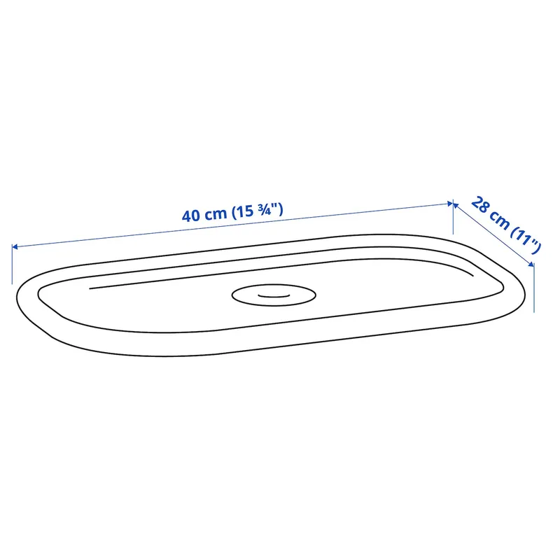 IKEA TROFAST, крышка, белый, 40x28 см 005.820.79 фото №2