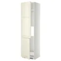 IKEA METOD МЕТОД, высокий шкаф д / холод / мороз / 2дверцы, белый / Будбин белый с оттенком, 60x60x220 см 599.255.46 фото thumb №1