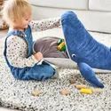 IKEA BLÅVINGAD БЛОВІНГАД, іграшка м’яка, синій кит, 100 см 005.221.13 фото thumb №5
