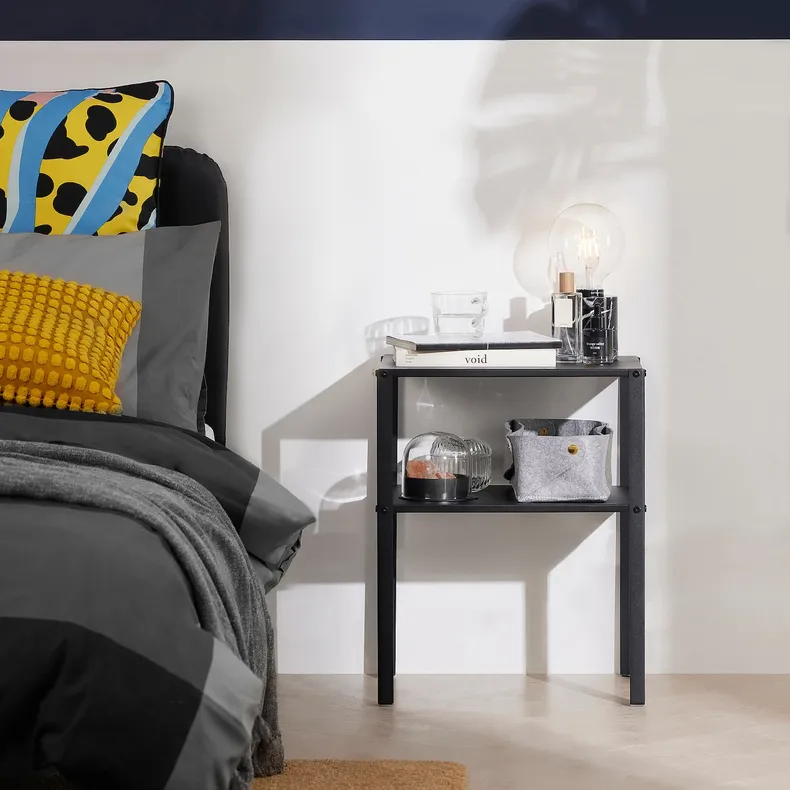 IKEA KNARREVIK КНАРРЕВИК, тумба прикроватная, черный, 42x34 см 205.699.77 фото №2