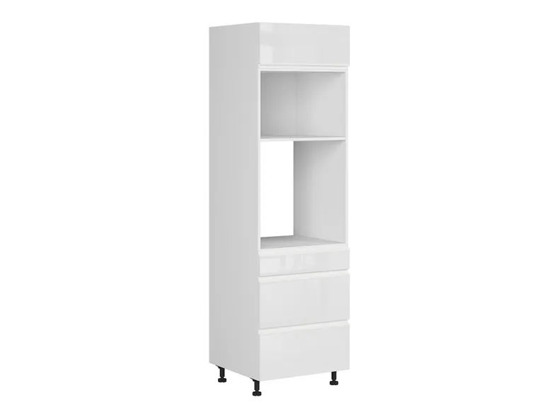 BRW Кухонный духовой шкаф Sole 60 см с ящиками белый глянец, альпийский белый/глянцевый белый FH_DPS_60/207_2SMB/SMB/O-BAL/BIP фото №2