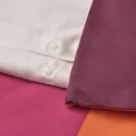 IKEA BRUNKRISSLA БРУНКРІСЛА, підковдра та наволочка, рожевий, 150x200 / 50x60 см 205.582.95 фото thumb №4